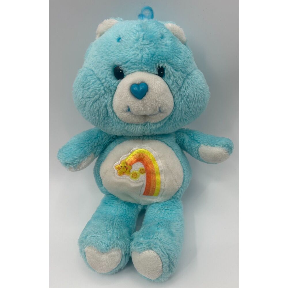 Vintage 1983 Kenner Care Bears Wish Bear Plush 13" Stuffed Animal Shooting Star